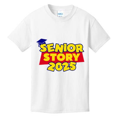 Senior 2025 Story Class Of 2025 Back To School 2025 Kids T-Shirt
