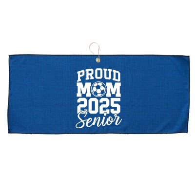 Senior 2025 Soccer Mom High School Graduation Outfit Proud Large Microfiber Waffle Golf Towel