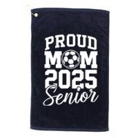 Senior 2025 Soccer Mom High School Graduation Outfit Proud Platinum Collection Golf Towel