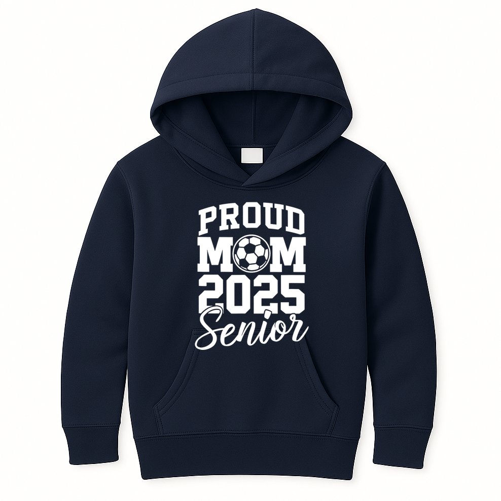 Senior 2025 Soccer Mom High School Graduation Outfit Proud Kids Hoodie