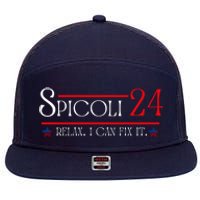 Spicoli 2024, Spicoli 24 Relax I Can Fix It. Meme 7 Panel Mesh Trucker Snapback Hat