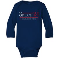 Spicoli 2024, Spicoli 24 Relax I Can Fix It. Meme Baby Long Sleeve Bodysuit