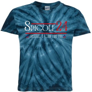 Spicoli 2024, Spicoli 24 Relax I Can Fix It. Meme Kids Tie-Dye T-Shirt