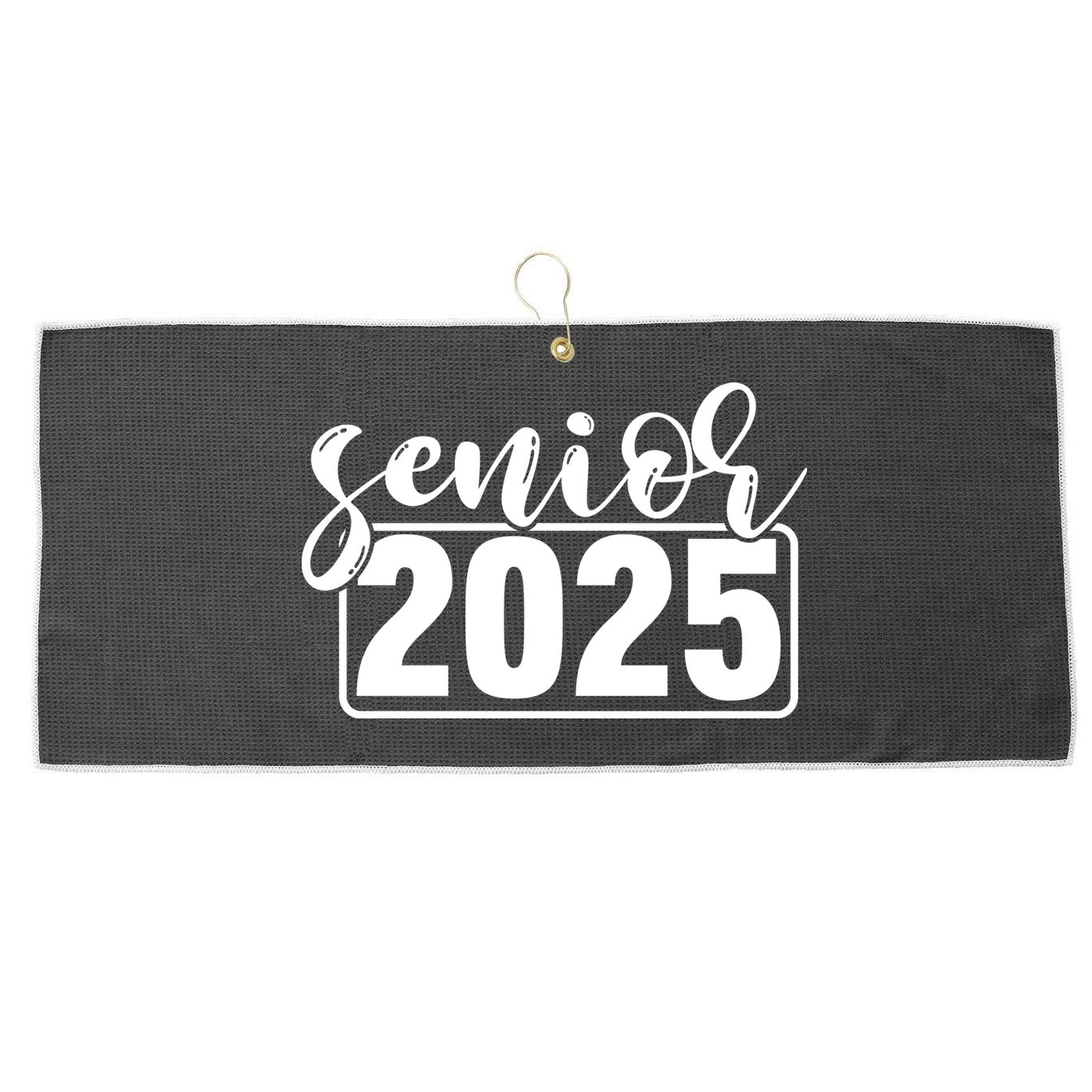 Senior 2025 Large Microfiber Waffle Golf Towel