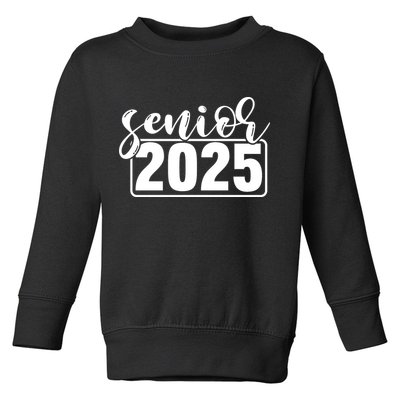 Senior 2025 Toddler Sweatshirt