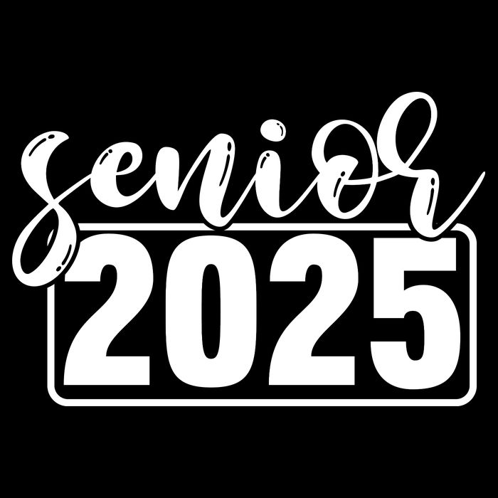 Senior 2025 Cropped Pullover Crew