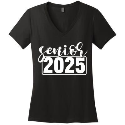 Senior 2025 Women's V-Neck T-Shirt