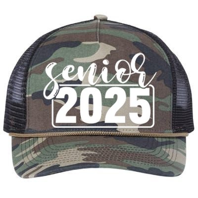 Senior 2025 Retro Rope Trucker Hat Cap