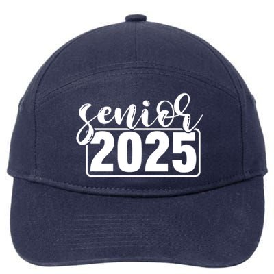 Senior 2025 7-Panel Snapback Hat