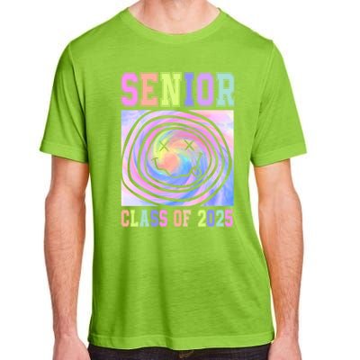 Senior 2025 Tie Dye Graduation Class Of 2025 Graduate Gift Adult ChromaSoft Performance T-Shirt