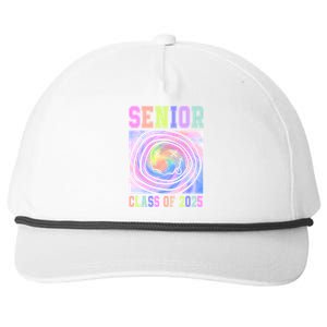 Senior 2025 Tie Dye Graduation Class Of 2025 Graduate Gift Snapback Five-Panel Rope Hat