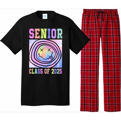 Senior 2025 Tie Dye Graduation Class Of 2025 Graduate Gift Pajama Set