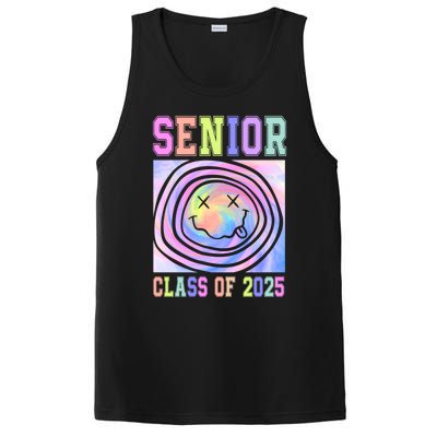 Senior 2025 Tie Dye Graduation Class Of 2025 Graduate Gift PosiCharge Competitor Tank