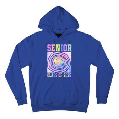 Senior 2025 Tie Dye Graduation Class Of 2025 Graduate Gift Hoodie