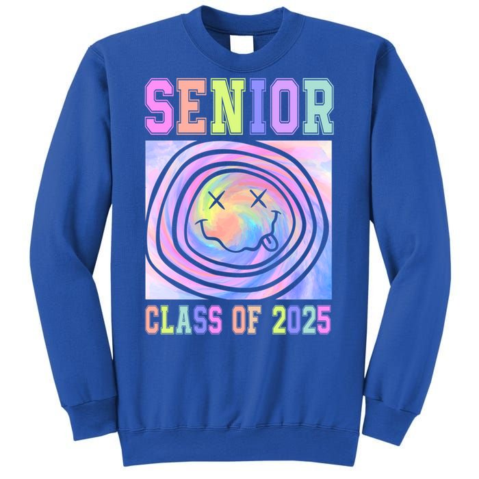 Senior 2025 Tie Dye Graduation Class Of 2025 Graduate Gift Sweatshirt