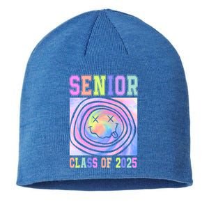 Senior 2025 Tie Dye Graduation Class Of 2025 Graduate Gift Sustainable Beanie