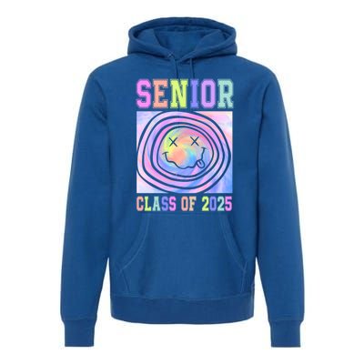 Senior 2025 Tie Dye Graduation Class Of 2025 Graduate Gift Premium Hoodie