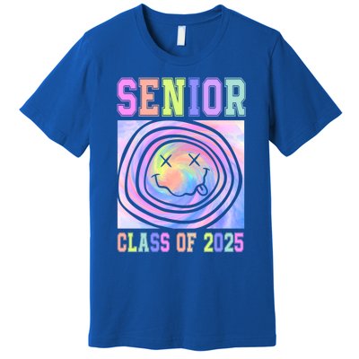 Senior 2025 Tie Dye Graduation Class Of 2025 Graduate Gift Premium T-Shirt