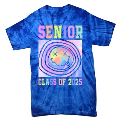 Senior 2025 Tie Dye Graduation Class Of 2025 Graduate Gift Tie-Dye T-Shirt