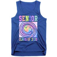 Senior 2025 Tie Dye Graduation Class Of 2025 Graduate Gift Tank Top