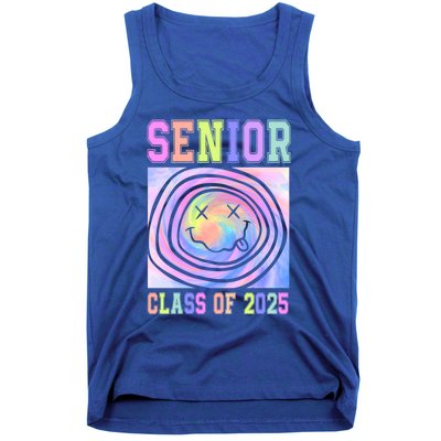 Senior 2025 Tie Dye Graduation Class Of 2025 Graduate Gift Tank Top