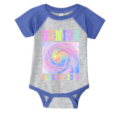 Senior 2025 Tie Dye Graduation Class Of 2025 Graduate Gift Infant Baby Jersey Bodysuit