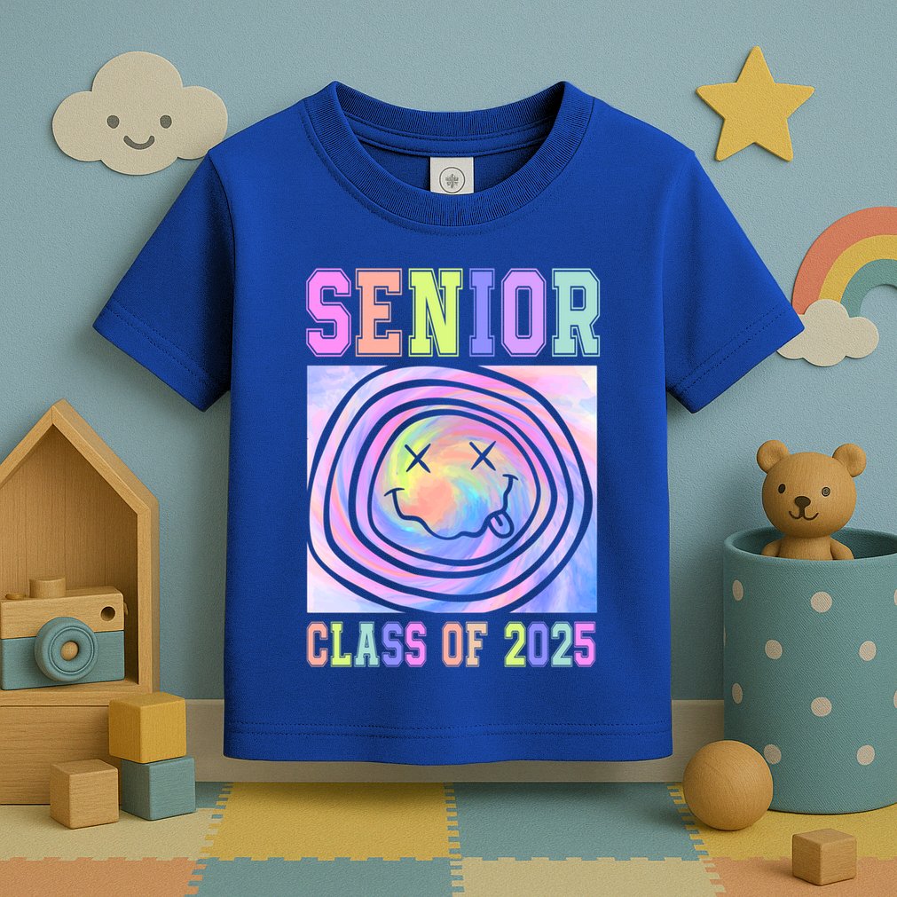 Senior 2025 Tie Dye Graduation Class Of 2025 Graduate Gift Toddler T-Shirt