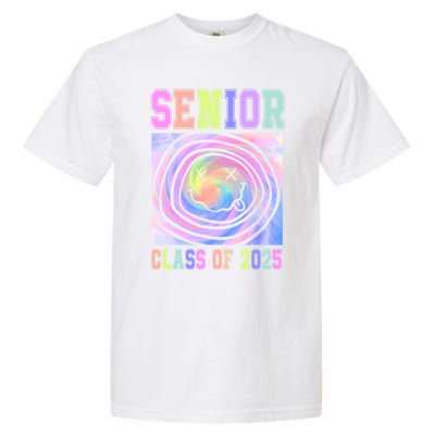 Senior 2025 Tie Dye Graduation Class Of 2025 Graduate Gift Garment-Dyed Heavyweight T-Shirt