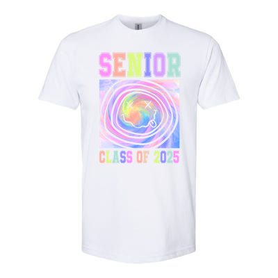 Senior 2025 Tie Dye Graduation Class Of 2025 Graduate Gift Softstyle CVC T-Shirt