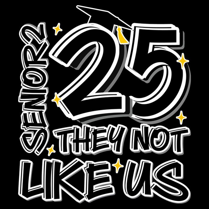Senior 25 They Aren’T Like Us Graduation Bucket Hat