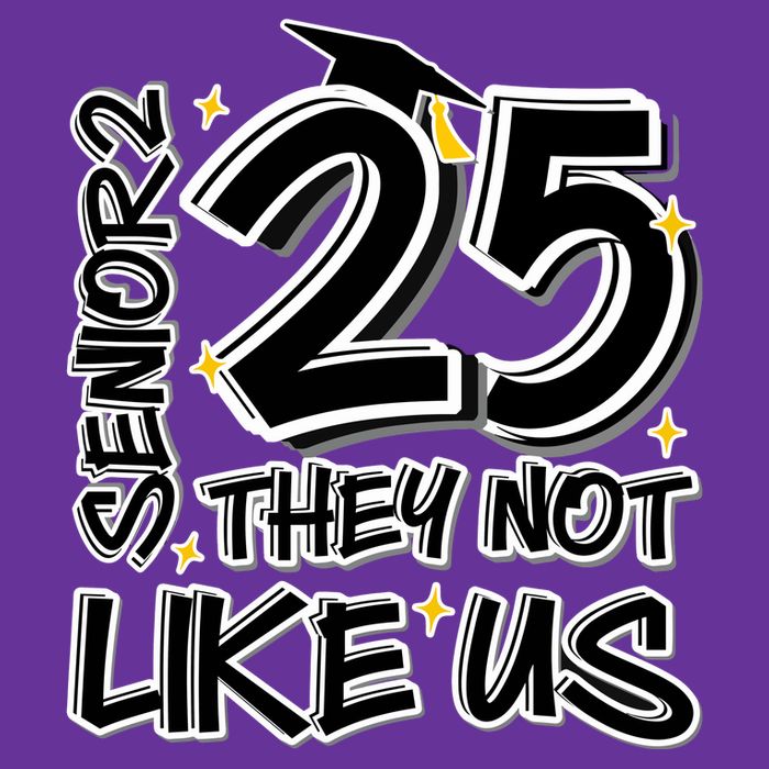 Senior 25 They Aren’T Like Us Graduation Long Sleeve Shirt