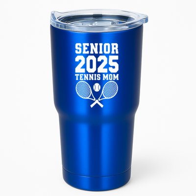 Senior 2025 Tennis Mom Proud Supporter Gift Tumbler