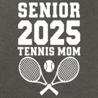 Senior 2025 Tennis Mom Proud Supporter Gift Cotton Canvas Backpack