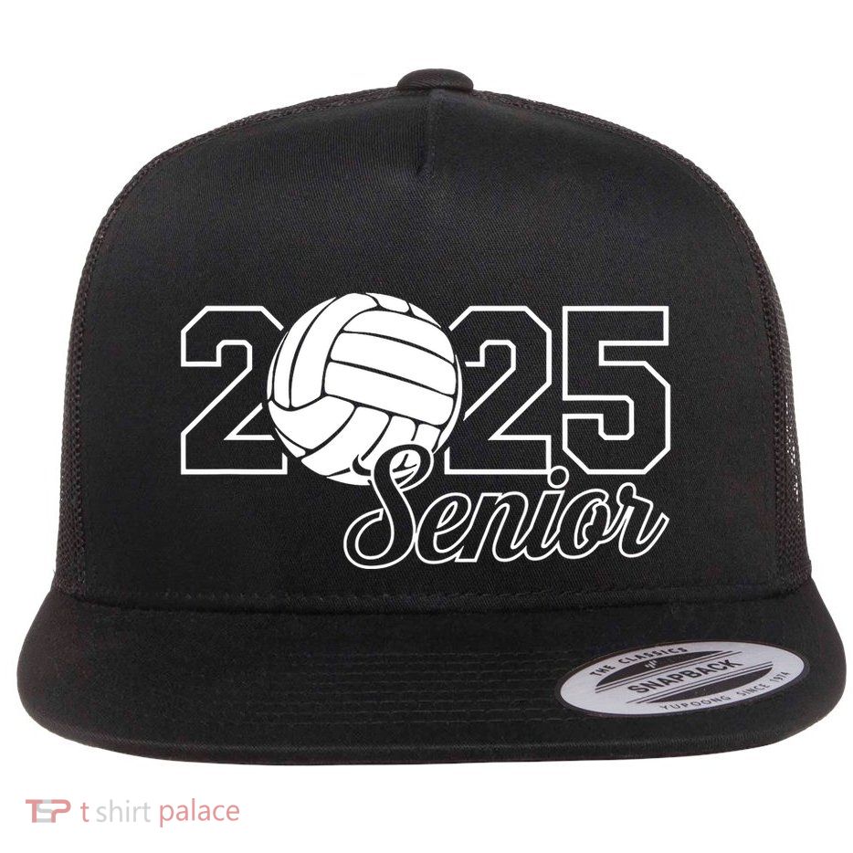 Senior 2025 Volleyball Mom High School Graduation Outfit Pro Flatbill Hat