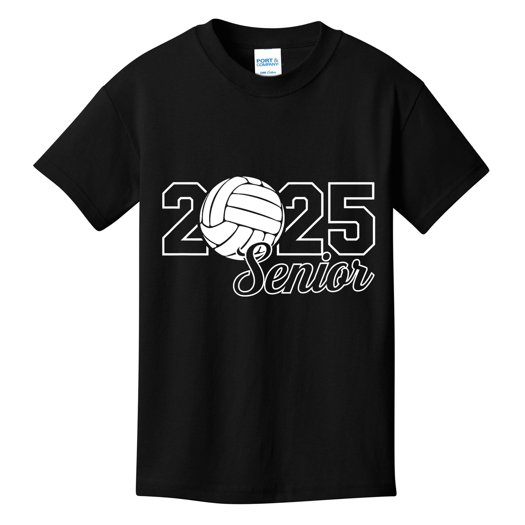 Senior 2025 Volleyball Mom High School Graduation Outfit Pro Kids T-Shirt