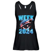 Shark 2024 Week Passion For Shark Usa America Flag Ladies Essential Flowy Tank