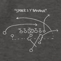 Spider 2 Y Banana Football Playing Strategy Football Lovers Vector Backpack