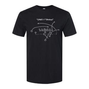 Spider 2 Y Banana Football Playing Strategy Football Lovers Softstyle CVC T-Shirt