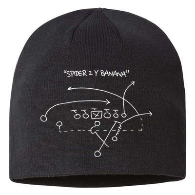 Spider 2 Y Banana Football Playing Strategy Football Lovers Gift Sustainable Beanie