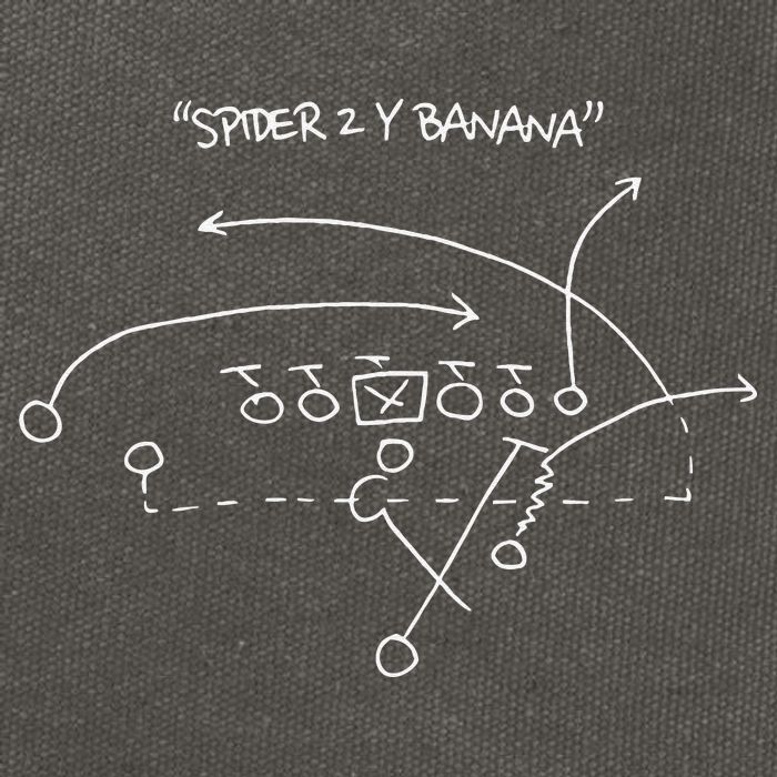 Spider 2 Y Banana Football Playing Strategy Football Lovers Gift Cotton Canvas Backpack