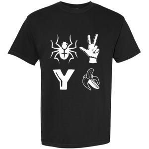 Spider 2 Y Banana Funny Football Lover Player Garment-Dyed Heavyweight T-Shirt