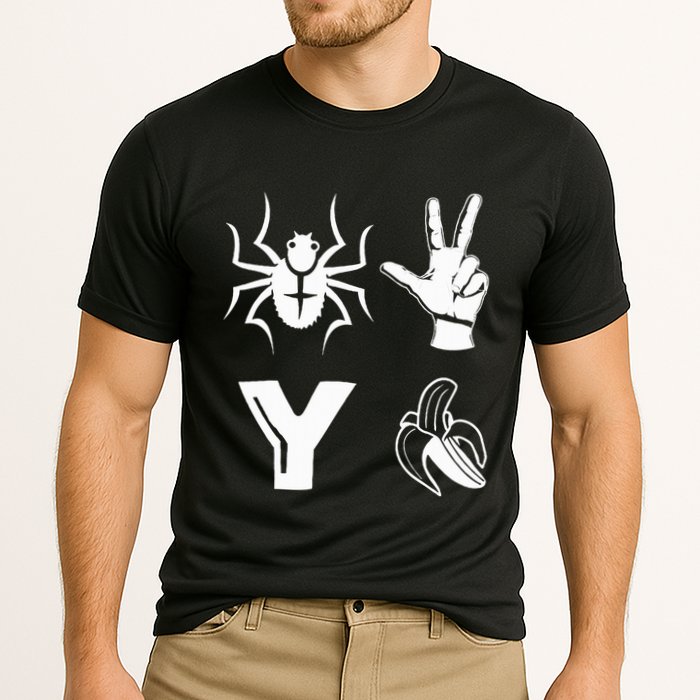 Spider 2 Y Banana Funny Football Lover Player Cooling Performance Crew T-Shirt