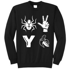 Spider 2 Y Banana Funny Football Lover Player Sweatshirt