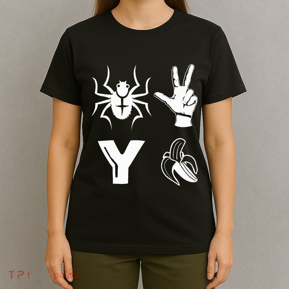Spider 2 Y Banana Funny Football Lover Player T-Shirt