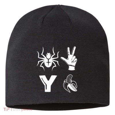 Spider 2 Y Banana Funny Football Lover Player Sustainable Beanie
