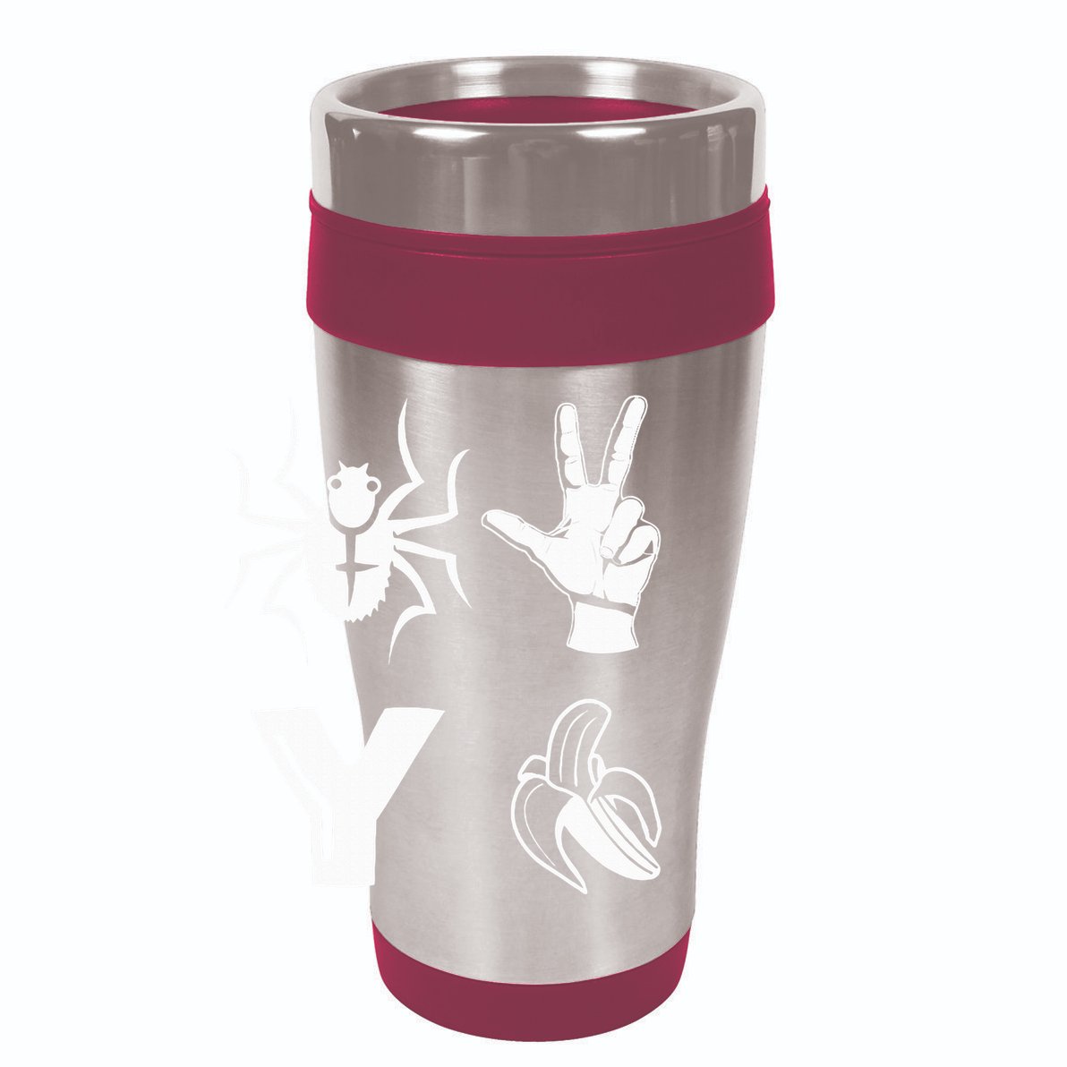 Spider 2 Y Banana Funny Football Lover Player 12oz Stainless Steel Coffee Mug