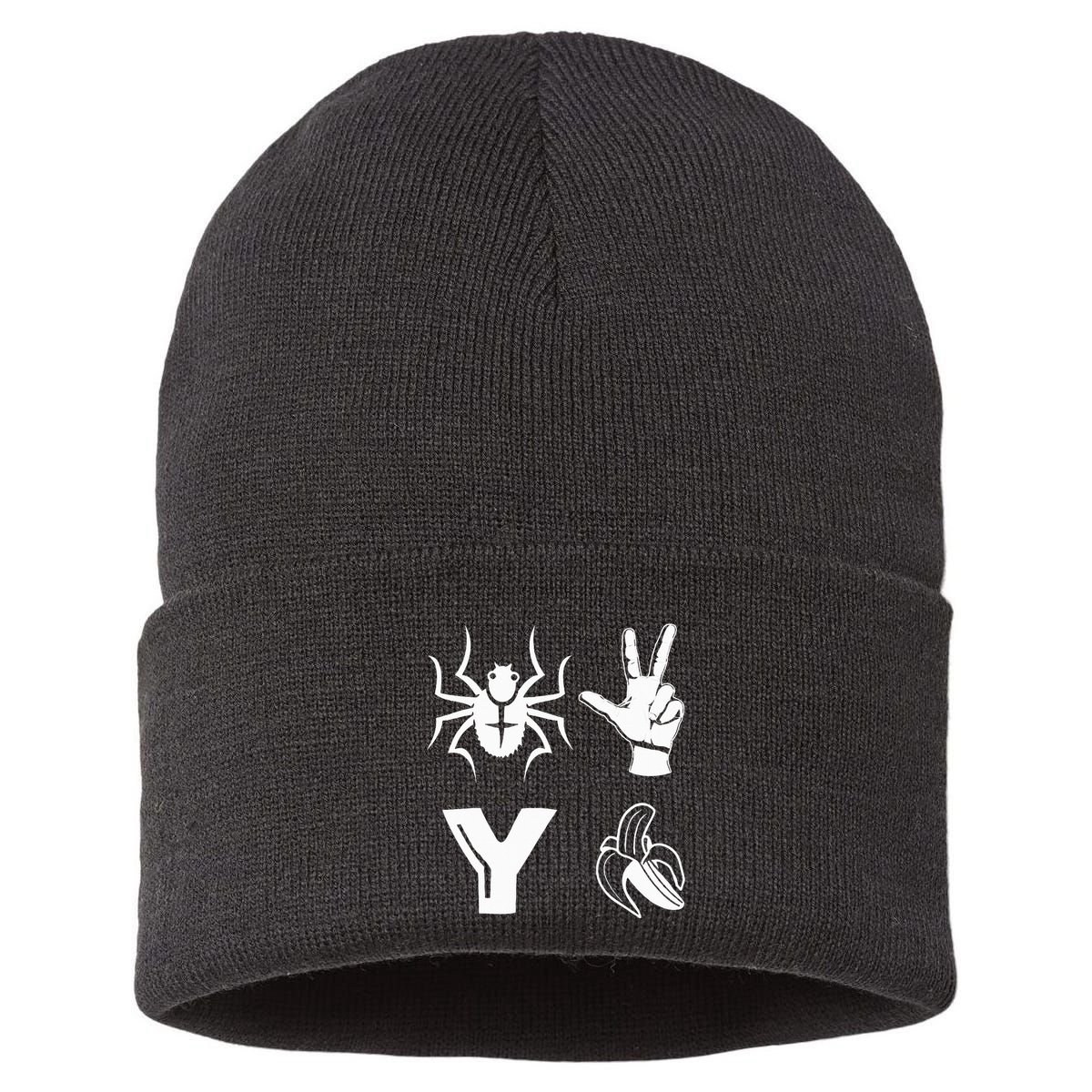Spider 2 Y Banana Funny Football Lover Player Sustainable Knit Beanie