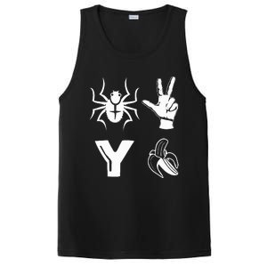 Spider 2 Y Banana Funny Football Lover Player PosiCharge Competitor Tank