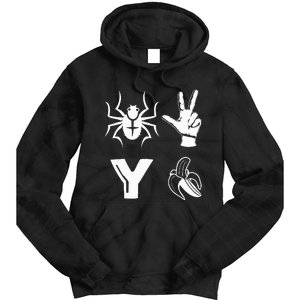 Spider 2 Y Banana Funny Football Lover Player Tie Dye Hoodie