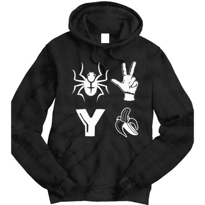 Spider 2 Y Banana Funny Football Lover Player Tie Dye Hoodie